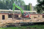 Sloop van een schoolgebouw