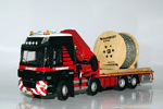 DAF CF met Hiab knuckleboom crane