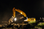 Demolition highway overpass Berkelaar