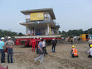 Move of a monumental petrol station