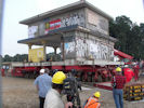 Verplaatsing van een monumentaal tankstation