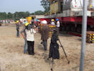 Move of a monumental petrol station