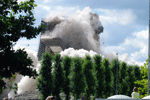 Implosie gebouw VH Eindhoven